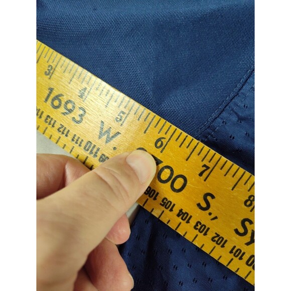 Vintage Michigan Wolverines Jersey Men's 2XL Blue #4 Adidas Jim Harbaugh - Picture 11 of 13